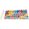 2Kids Toys Activity Board 6 in 1 играчка сортер от дърво 3 y+ 125 бр.