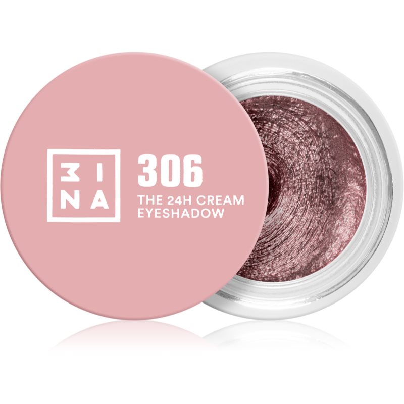 3INA The 24H Cream Eyeshadow кремави сенки са очи цвят 306 Light pink 3 мл.