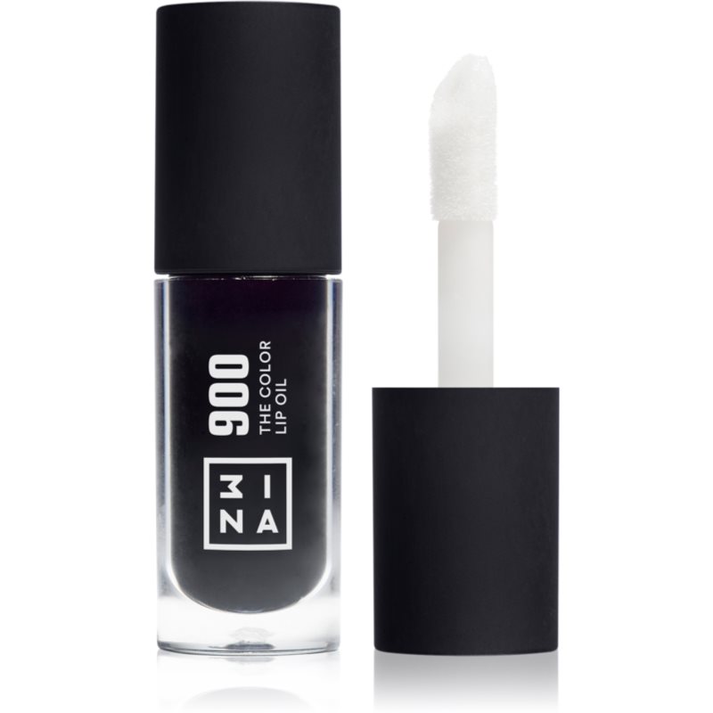 3INA The Color Lip Oil хидратиращо олио за устни цвят 900 - Jet black