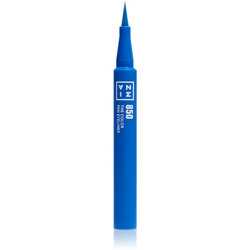 3INA The Color Pen Eyeliner Mini очна линия в писалка цвят 850 - Blue 0