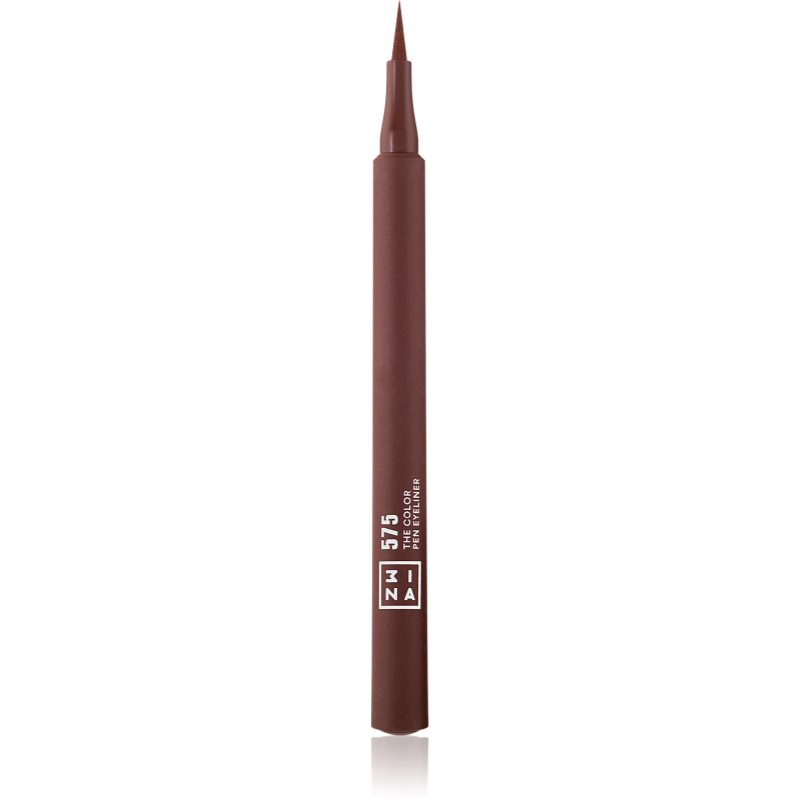 3INA The Color Pen Eyeliner очна линия в писалка цвят 575 - Brown 1 мл.