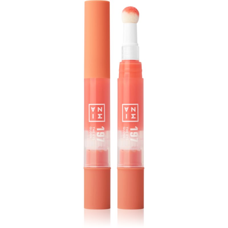 3INA The Eye Gloss блестящи очни сенки цвят 197 - Peach 3 мл.