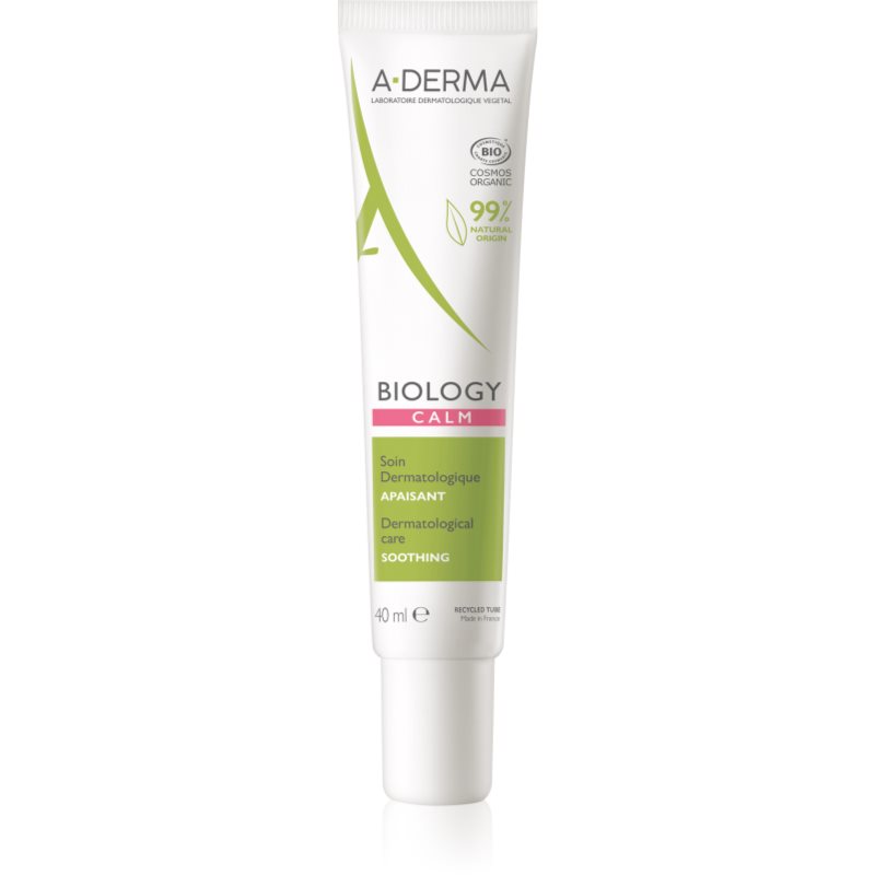A-Derma Biology Calm успокояваща грижа за чувствителна и нетолерантна кожа 40 мл.