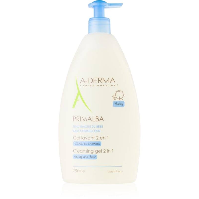 A-Derma Primalba Baby миещ гел за тяло и коса за деца 750 мл. на ниска цена
