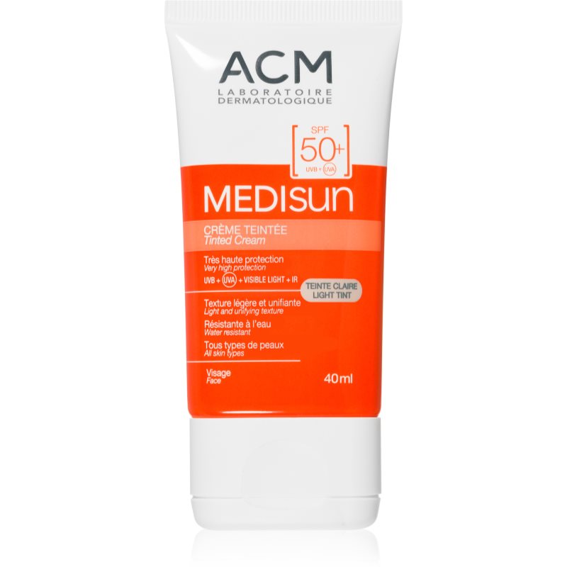 ACM Medisun защитен крем SPF 50+ цвят Light 40 мл.