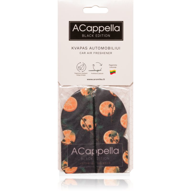 ACappella Black Edition Vetiver ароматизатор за въздух 1 бр.