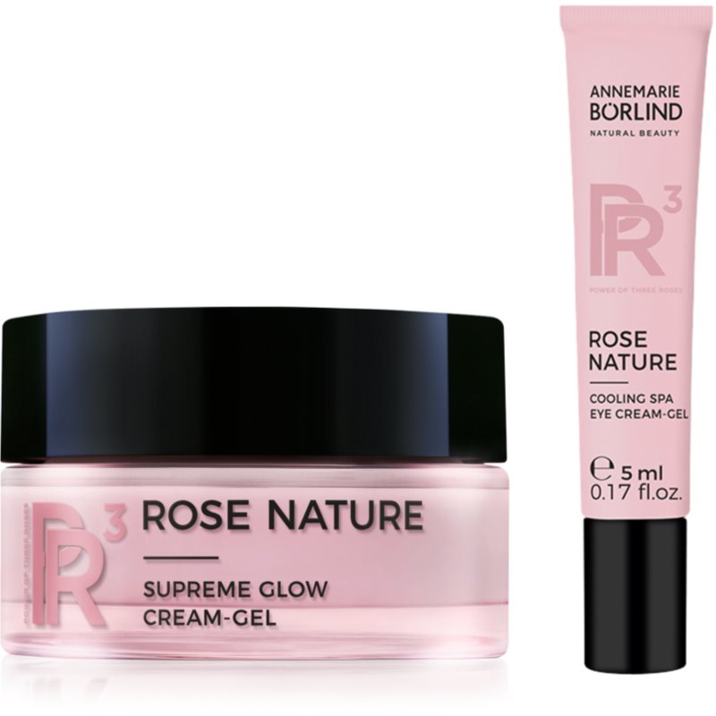ANNEMARIE BÖRLIND Rose Nature Supreme Glow X-MAS Set подаръчен комплект за перфектна кожа на ниска цена