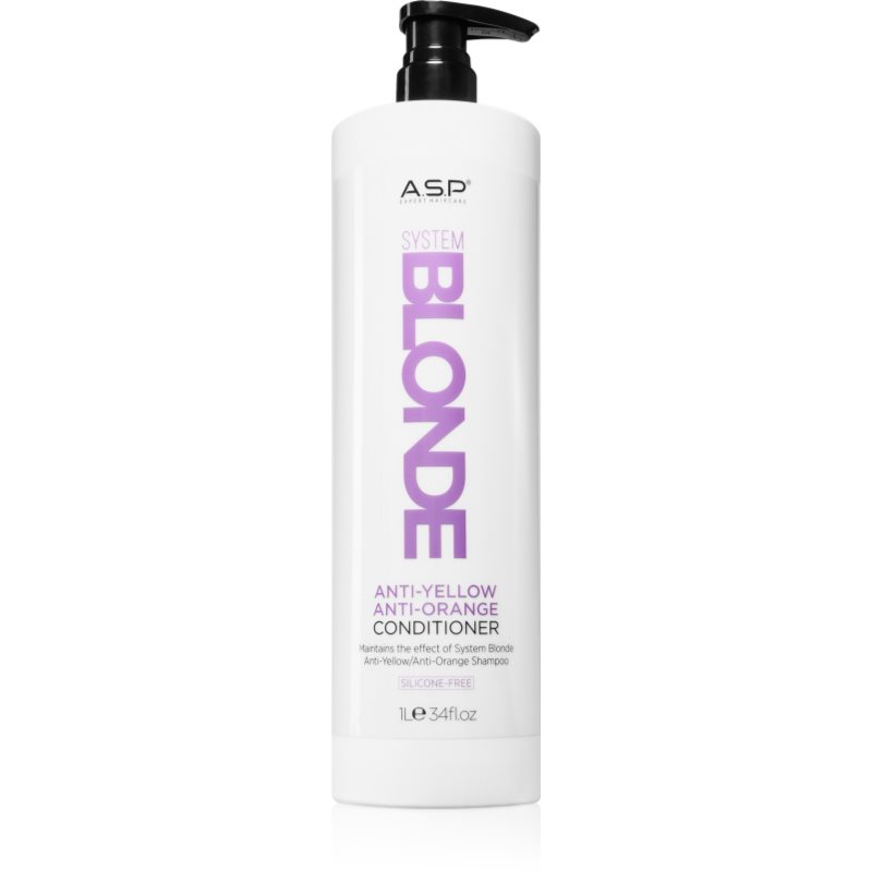 ASP System Blonde Anti-Yellow балсам за руса и сива коса 1000 мл.