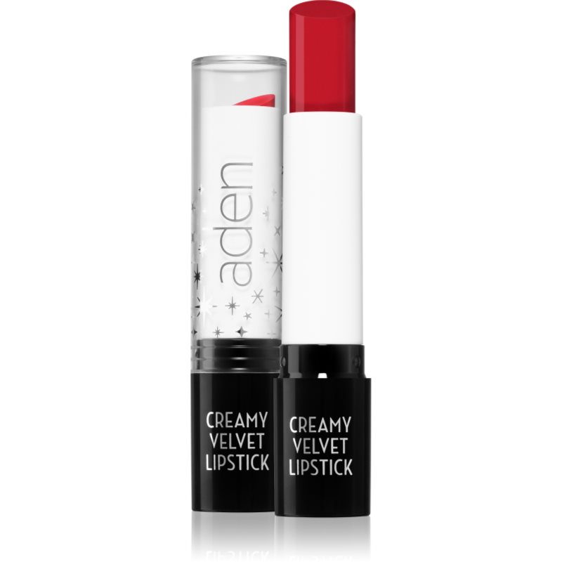 Aden Cosmetics Creamy Velvet Lipstick крем-червило цвят 08 Scarlett Heart 3 гр.