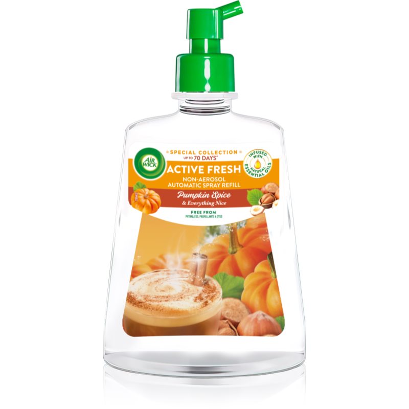 Air Wick Active Fresh Pumpkin Spice & Everything Nice ароматизатор за въздух пълнител 228 мл.