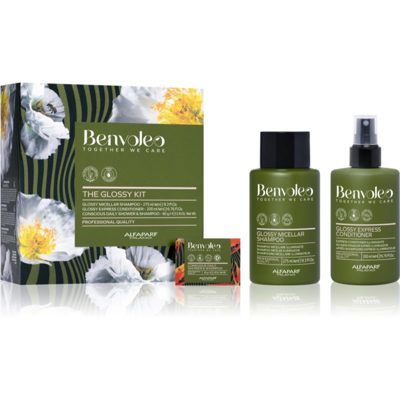 Alfaparf Milano Benvoleo Glossy подаръчен комплект за блясък и мекота на косата на ниска цена