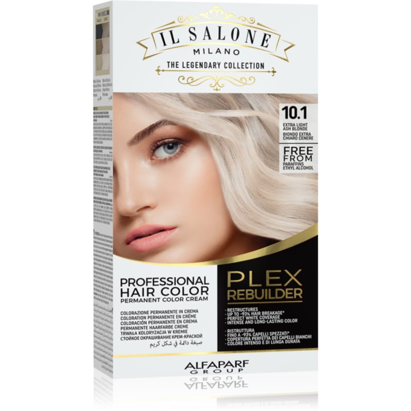 Alfaparf Milano Il Salone Milano Plex Rebuilder перманентната боя за коса цвят 10.1 - Light Ash Blonde 1 бр.