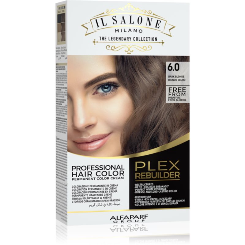 Alfaparf Milano Il Salone Milano Plex Rebuilder перманентната боя за коса цвят 6.0 - Dark Blonde 1 бр.