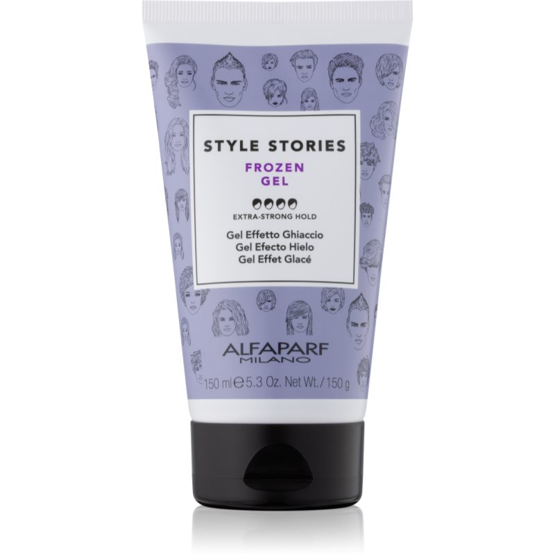 Alfaparf Milano Style Stories The Range Gel гел за коса с леден ефект екстра силна фиксация Frozen Gel 150 мл.