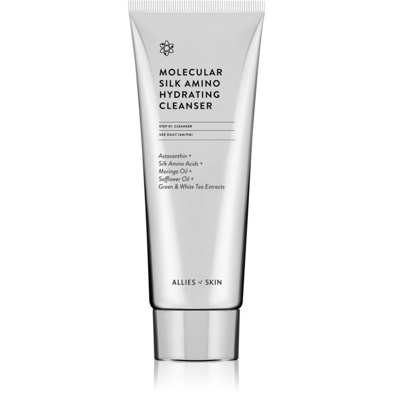 Allies of Skin Molecular Silk Amino Hydrating Cleanser овлажняващ почистващ гел с аминокиселини 100 мл.