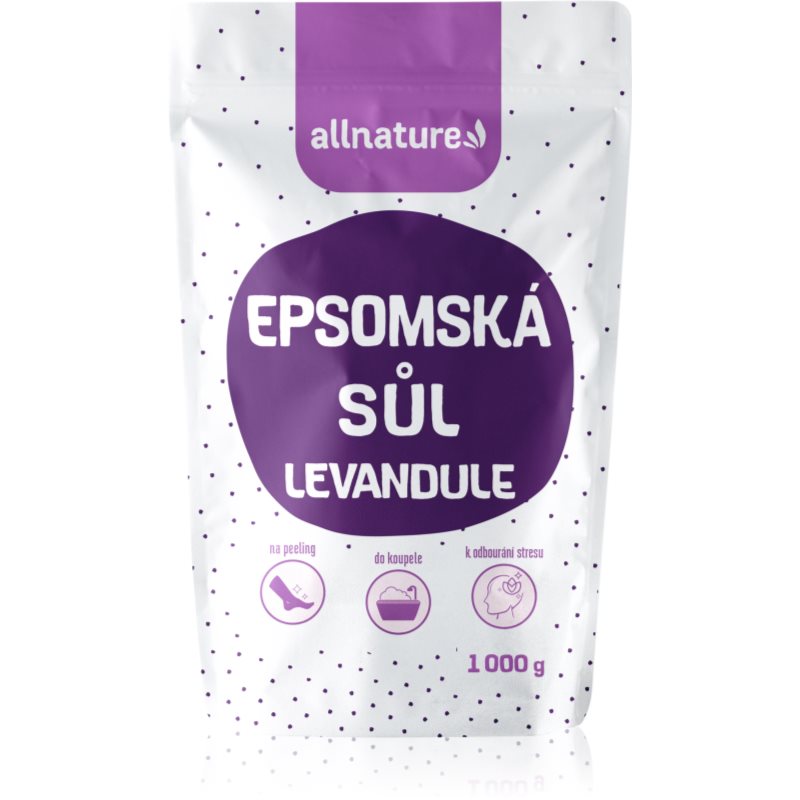 Allnature Epsom salt Lavender сол за баня 1000 гр.