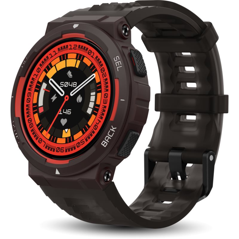 Amazfit Active Edge смарт часовник боя Lava Black 1 бр.