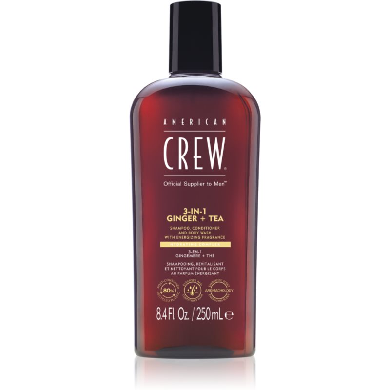 American Crew 3 in 1 Ginger + Tea 3 в 1 шампоан