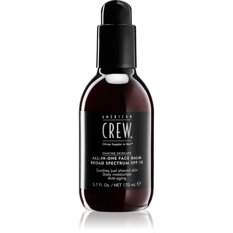 American Crew Shave & Beard ALL-IN-ONE Face Balm Broad Spectrum SPF 15 балсам за след бръснене SPF 15 170 мл.
