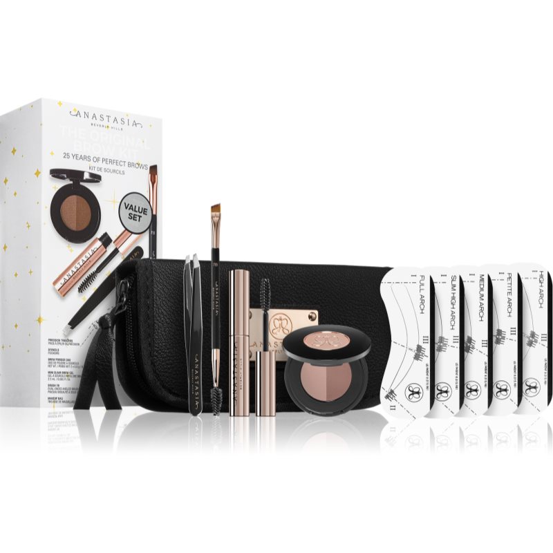 Anastasia Beverly Hills OG Brow Kit подаръчен комплект цвят Medium Brown