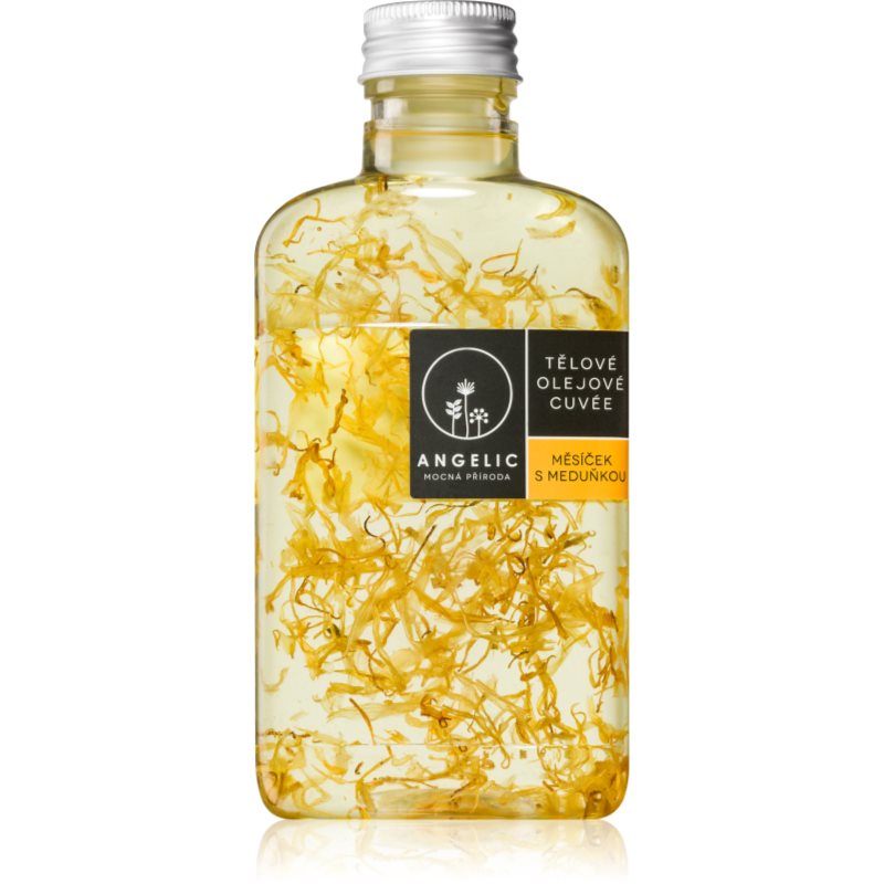 Angelic Cuvée Calendula & Lemon balm олио за тяло за освежаване и хидратация 200 мл.