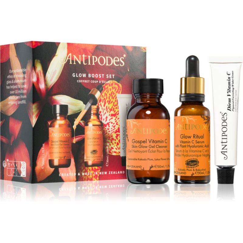Antipodes Glow Boost Set комплект за озаряване на лицето