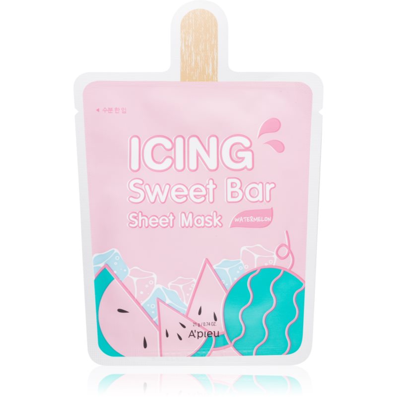 A’pieu Icing Sweet Bar Mask Watermelon подхранваща платнена маска 21 гр.