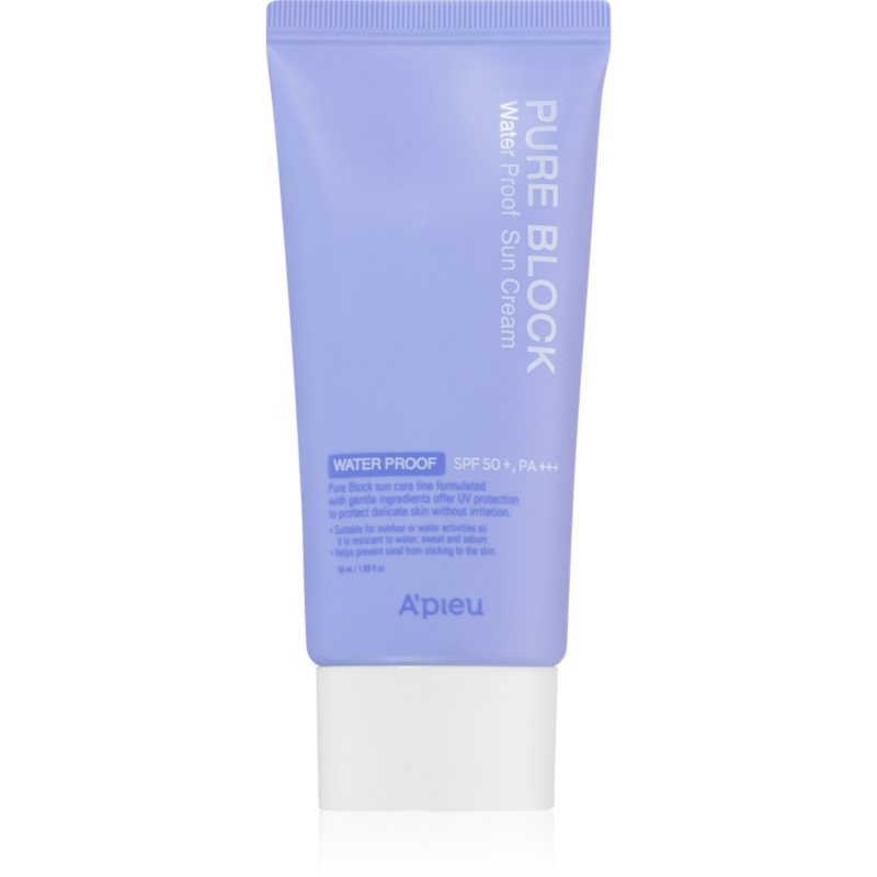 A’pieu Pure Block водоустойчив крем за лице за изкуствен тен SPF 50+ 50 мл.