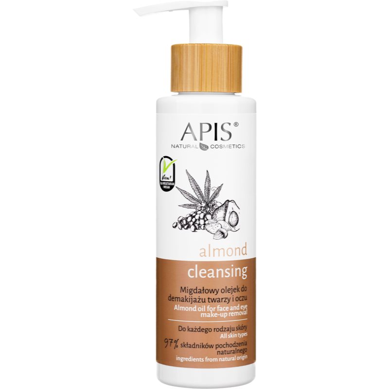 Apis Natural Cosmetics Almond почистващо и премахващо грима масло 150 мл. на ниска цена