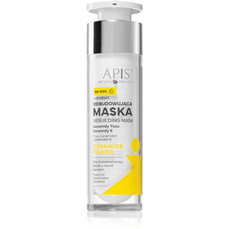 Apis Natural Cosmetics Ceramide Power възстановяващ нощен крем-маска  с церамиди 50 мл.