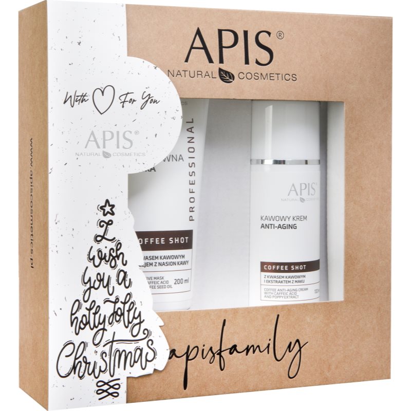Apis Natural Cosmetics Coffee Shot подаръчен комплект с екстракти от кафе