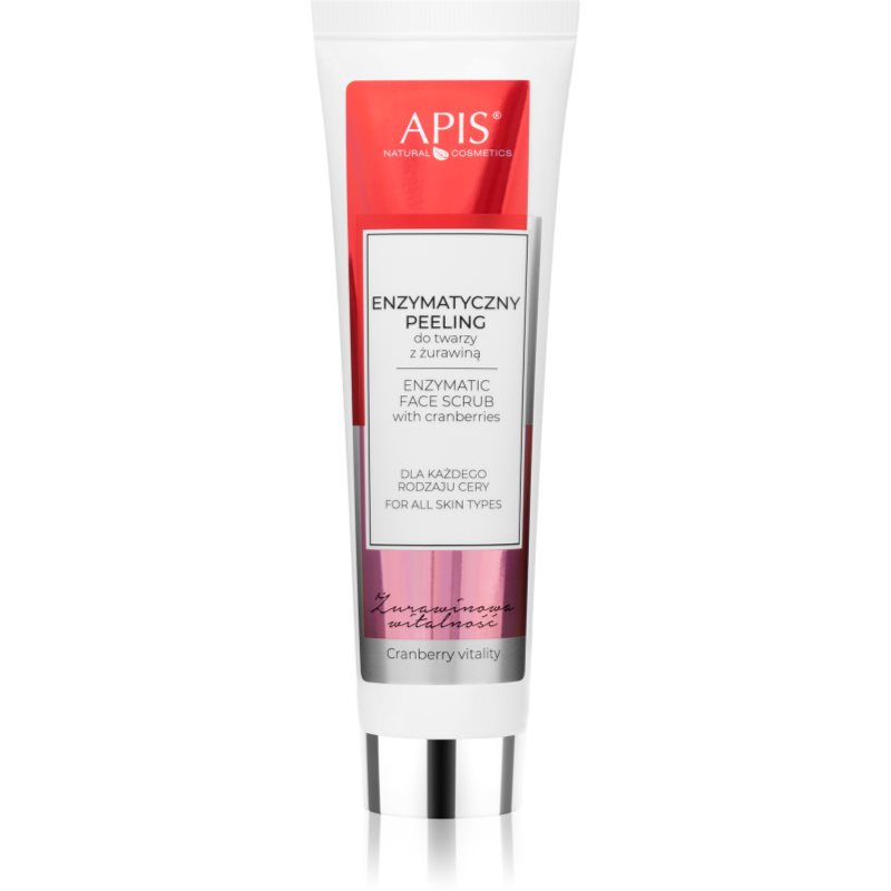 Apis Natural Cosmetics Cranberry Vitality нежен ензимен пилинг 100 мл.
