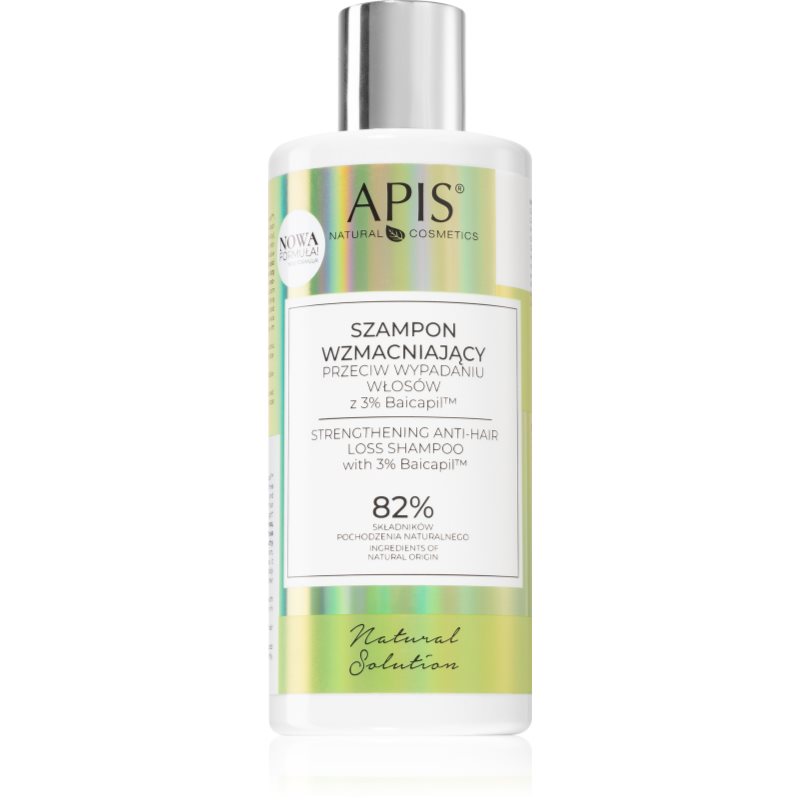Apis Natural Cosmetics Natural Solution 3% Baicapil укрепващ шампоан против косопад 300 мл.