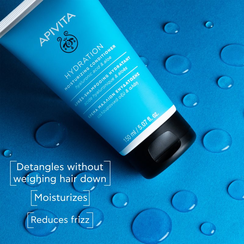 Apivita Hydration Moisturizing Conditioner хидратиращ балсам за всички видове коса 150 мл. на ниска цена