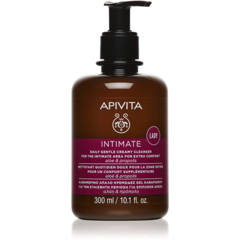 Apivita Intimate Lady Creamy Cleanser нежен гел за интимна хигиена за ежедневна употреба 300 мл. на ниска цена