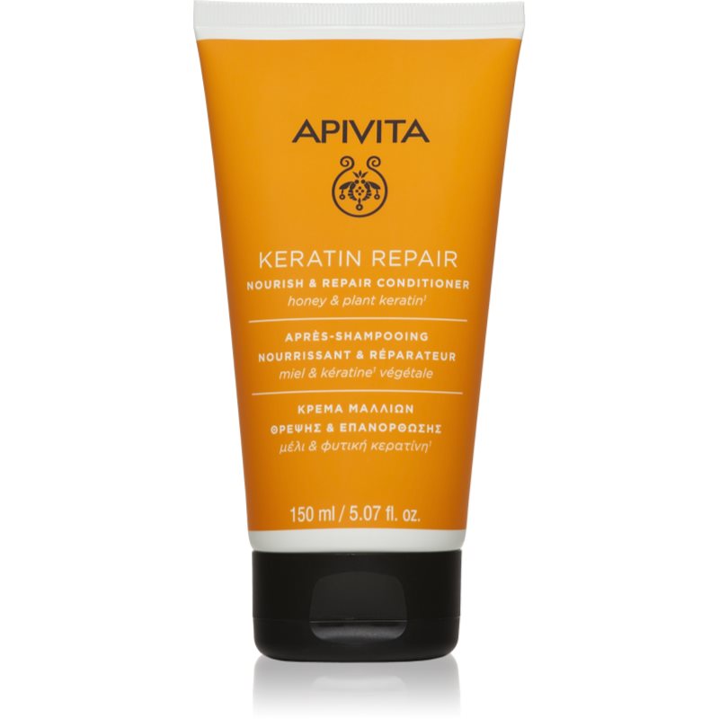 Apivita Keratin Repair Nourish Repair Conditioner кератинов възстановяващ балсам за суха и увредена коса 150 мл.