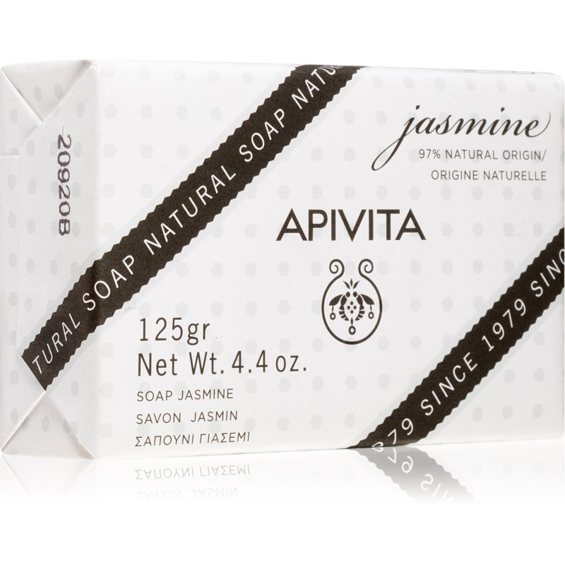 Apivita Natural Soap Jasmine почистващ твърд сапун 125 гр. на ниска цена