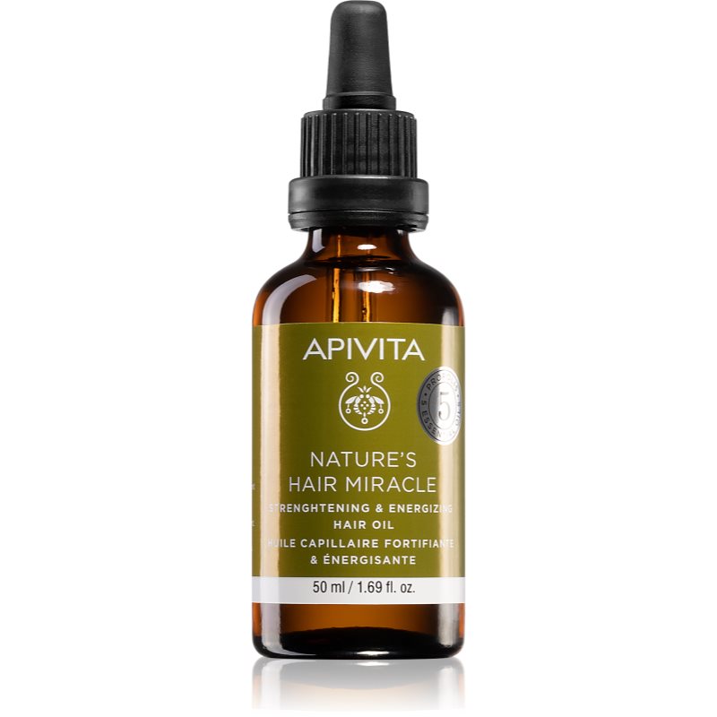 Apivita Nature's Hair Miracle Strengthening Hair Oil олио за укрепване на косата 50 мл. на ниска цена