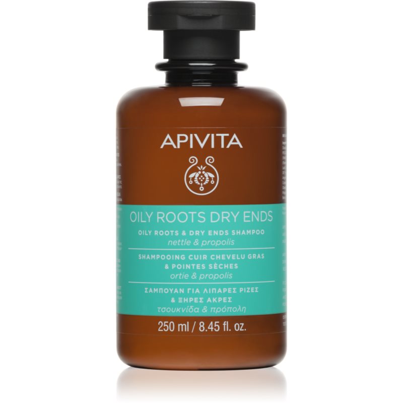 Apivita Oily Roots & Dry Ends Shampoo шампоан за мазен скалп и сухи краища на косата 250 мл. на ниска цена