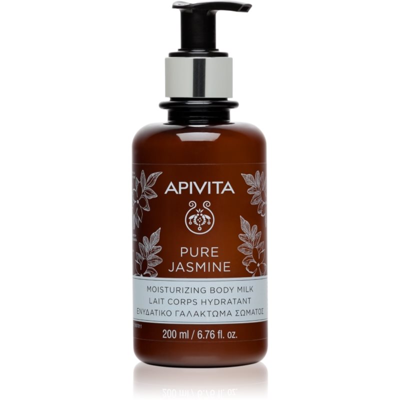 Apivita Pure Jasmine Body Milk хидратиращо мляко за тяло 200 мл.