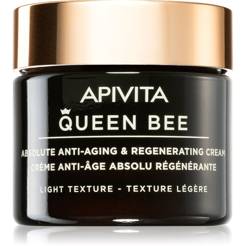 Apivita Queen Bee Cream Light лек регенериращ крем против стареене на кожата 50 мл.