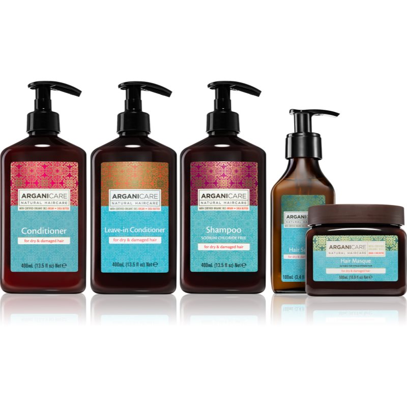 Arganicare Argan Oil & Shea Butter подаръчен комплект за суха коса