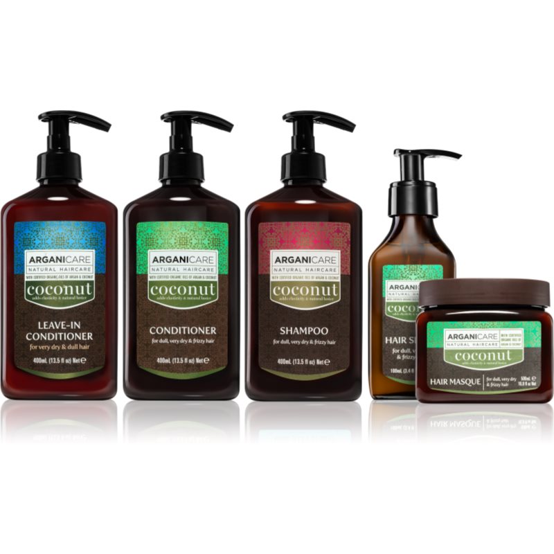 Arganicare Coconut Set подаръчен комплект за изключително суха и увредена коса