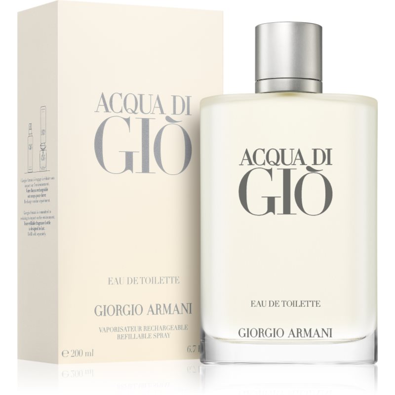 Armani Acqua di Giò тоалетна вода сменяема за мъже 200 мл. на ниска цена