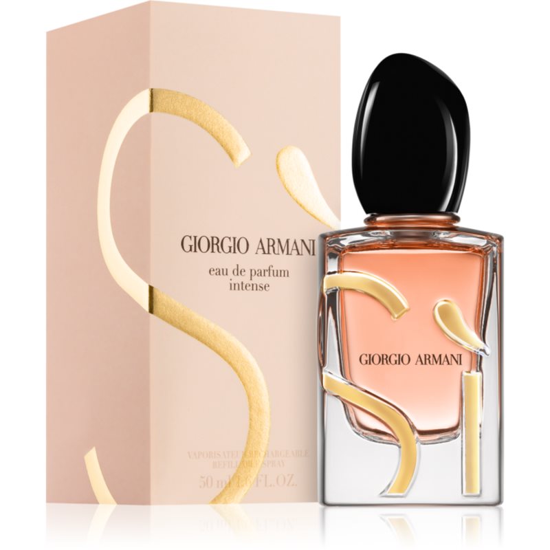Armani Sì Intense парфюмна вода сменяема за жени 50 мл. на ниска цена