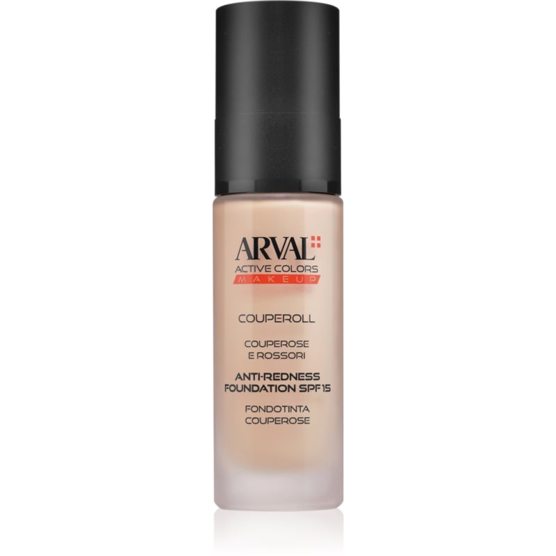 Arval Couperoll Anti-redness foundation SPF15 фон дьо тен SPF 15 30 мл.