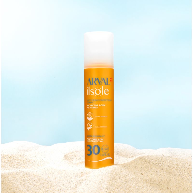 Arval IlSole Protective Body Milk Spray SPF 30 защитно мляко за загар в спрей 200 мл. на ниска цена