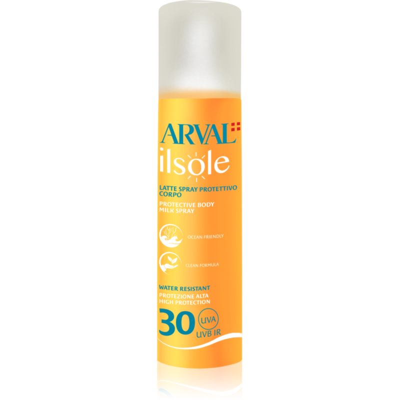 Arval IlSole Protective Body Milk Spray SPF 30 защитно мляко за загар в спрей 200 мл.