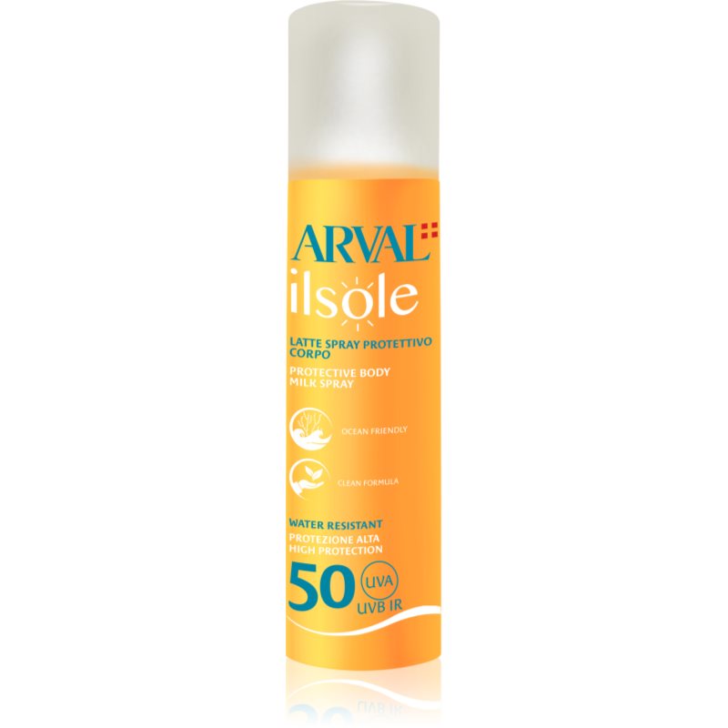 Arval IlSole Protective Body Milk Spray SPF 50 защитно мляко за тяло в спрей 200 мл.