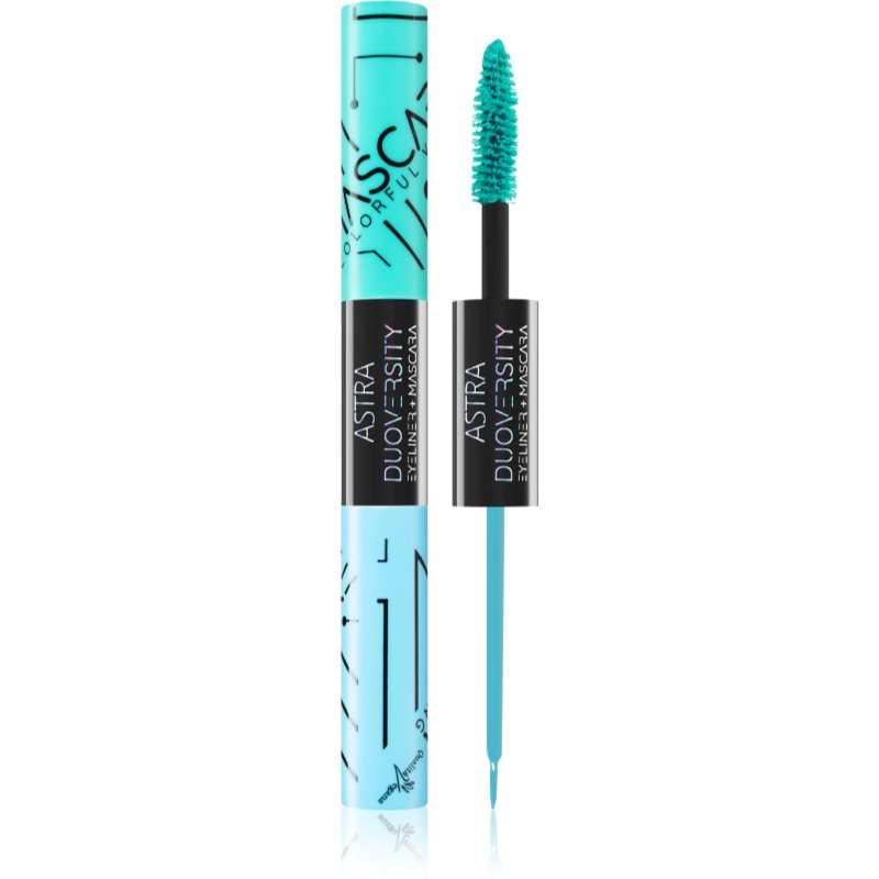 Astra Make-up Duoversity спирала и очна линия 2 в 1 цвят 02 Ethereal Beat 2x3